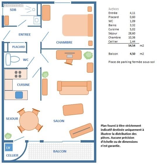 Appartement à vendre, 54m², Saint-Sébastien-sur-Loire