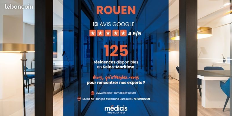 Appartement à vendre, 40m², Rouen