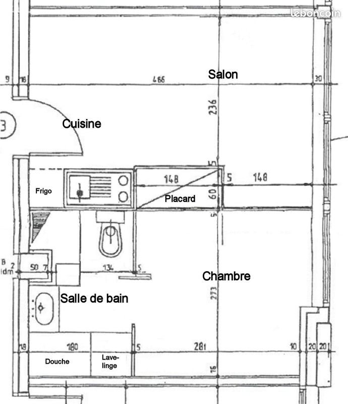 Appartement à vendre, 27m², Tours