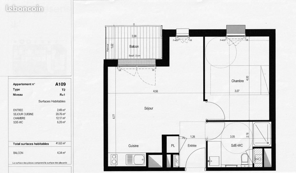 Appartement à louer, 41m², Nantes