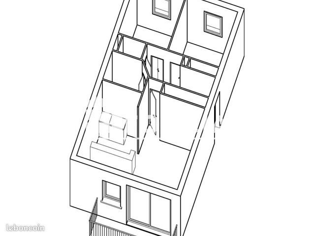 Appartement à louer, 63m², Landerneau