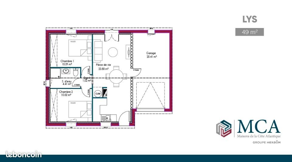 Maison à vendre, 100m², Miramont-de-Guyenne