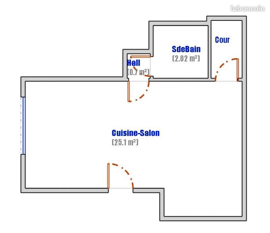 Appartement à louer, 27m², Denain
