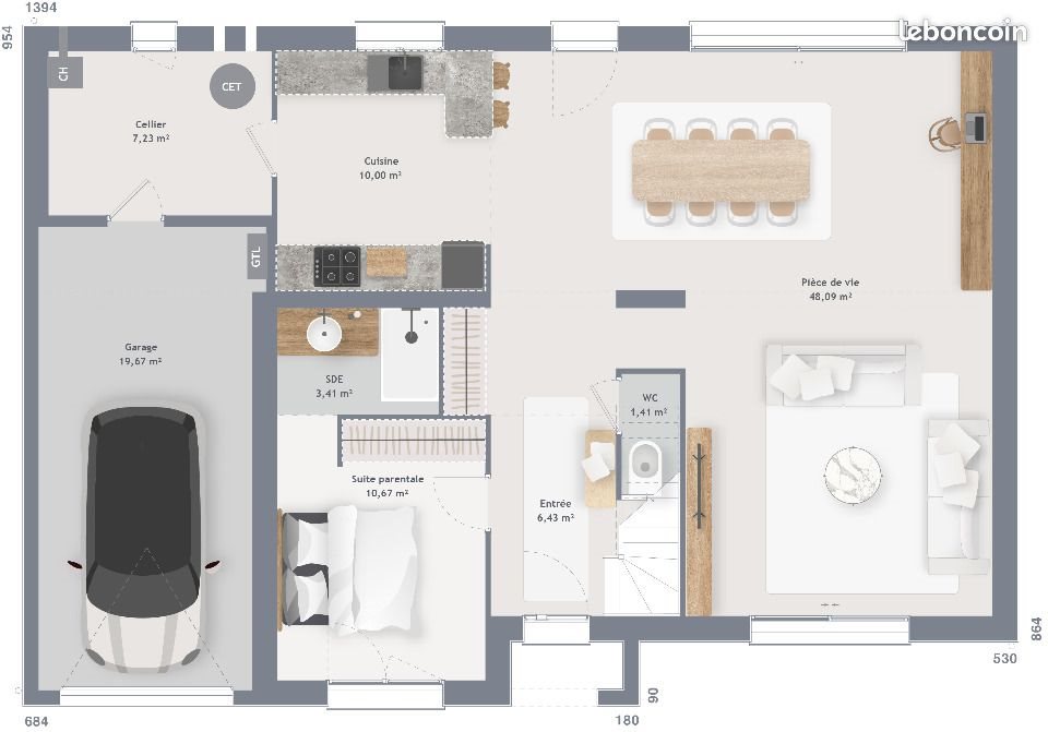 Maison à vendre, 150m², Mamers