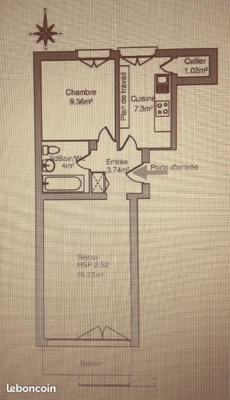 Appartement à louer, 44m², Orléans