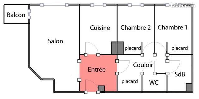 Appartement à louer, 70m², Lyon 7ème