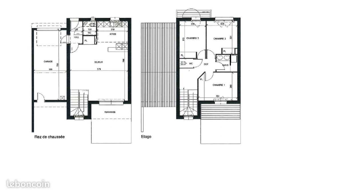 Maison à louer, 88m², Bruguières