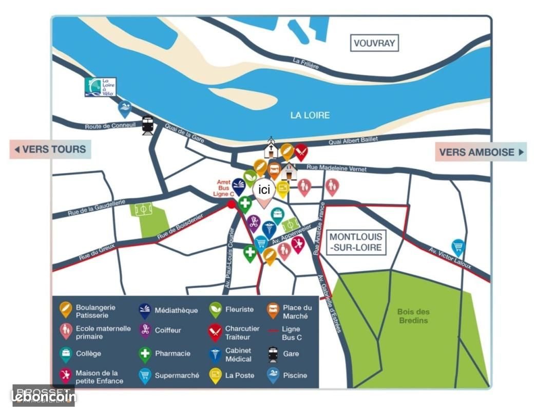 Appartement à vendre, 62m², Montlouis-sur-Loire