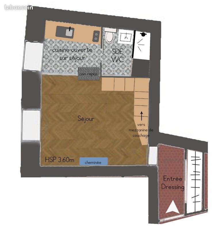 Appartement à louer, 29m², Perpignan