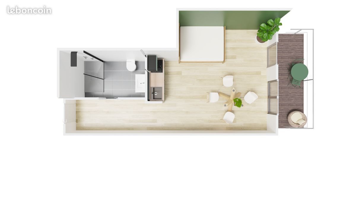 Appartement à vendre, 30m², Lutterbach