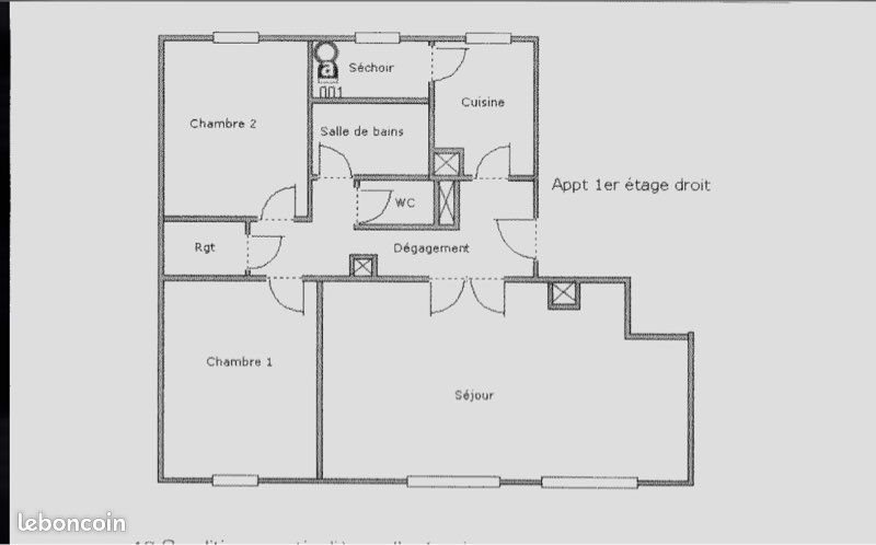 Appartement à louer, 76m², Le Havre