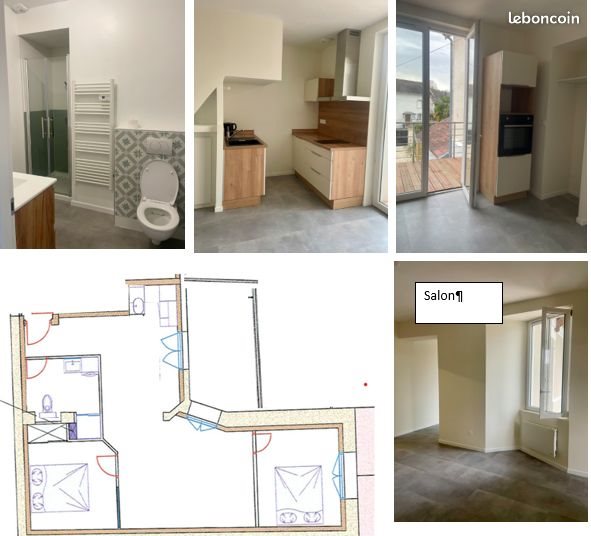 Appartement à louer, 54m², Besançon