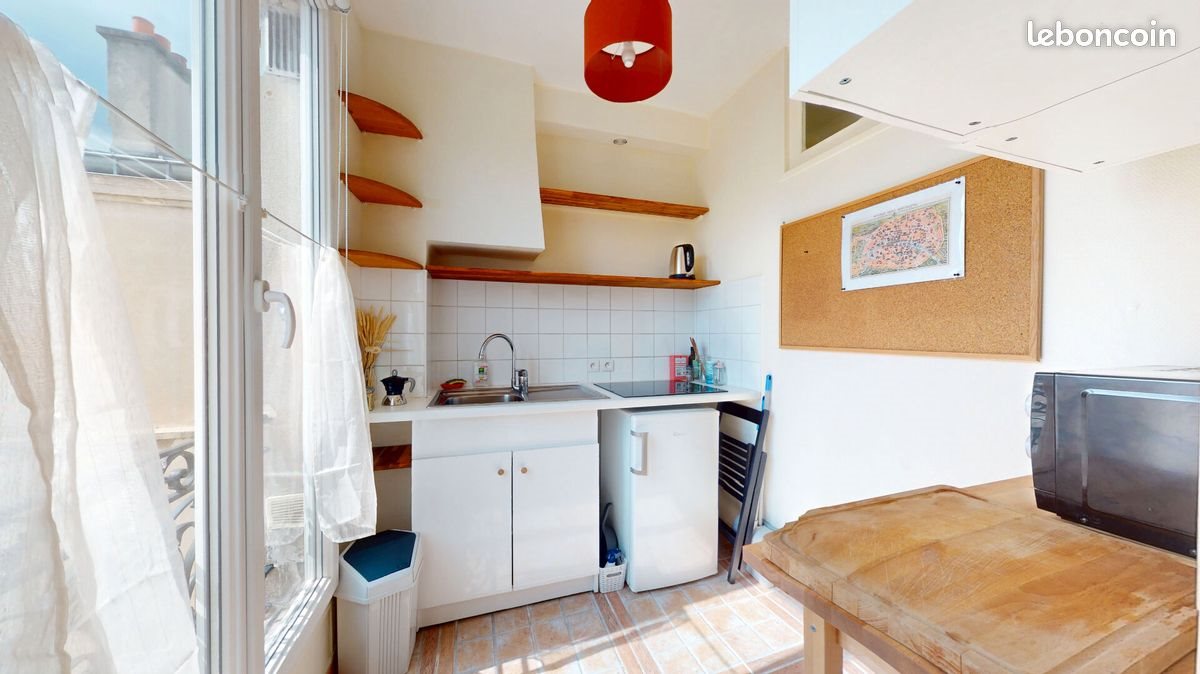 Appartement à louer, 24m², Paris 19ème