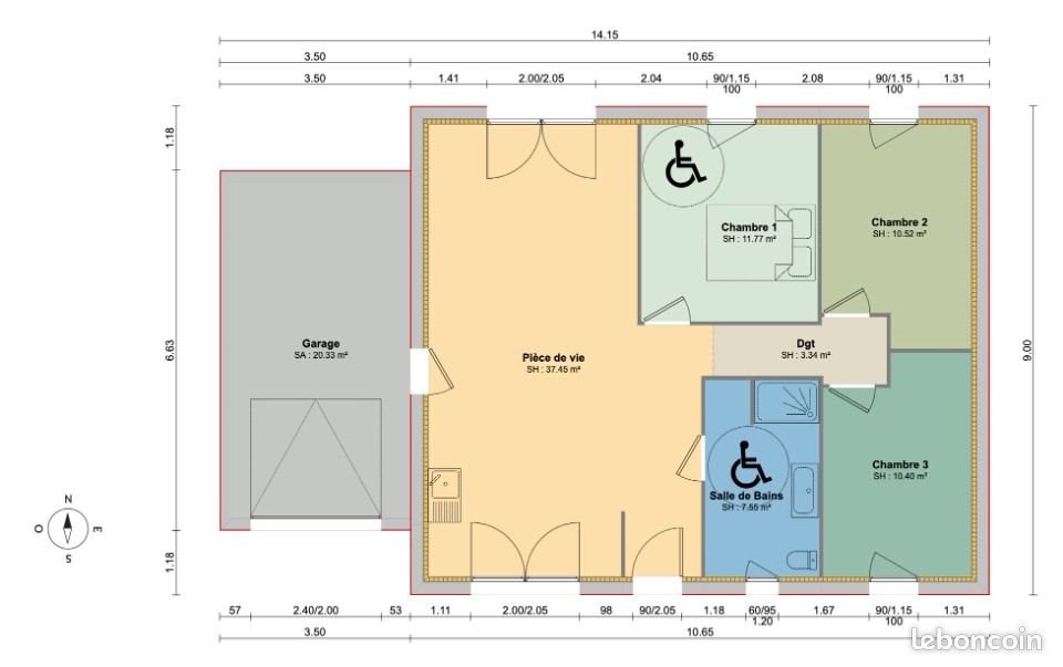 Maison à vendre, 80m², Sauchay