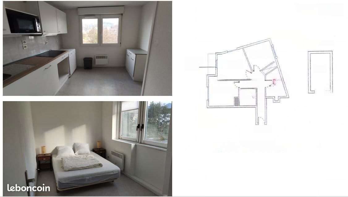 Appartement à louer, 47m², Grenoble