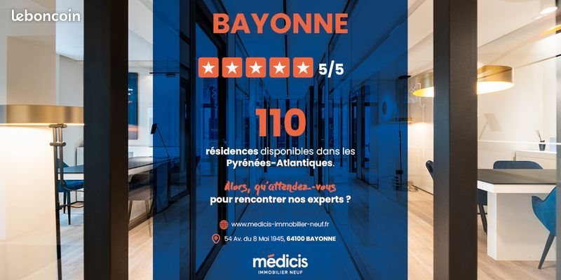 Appartement à vendre, 40m², Hendaye