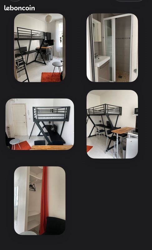 Appartement à louer, 12m², Tours