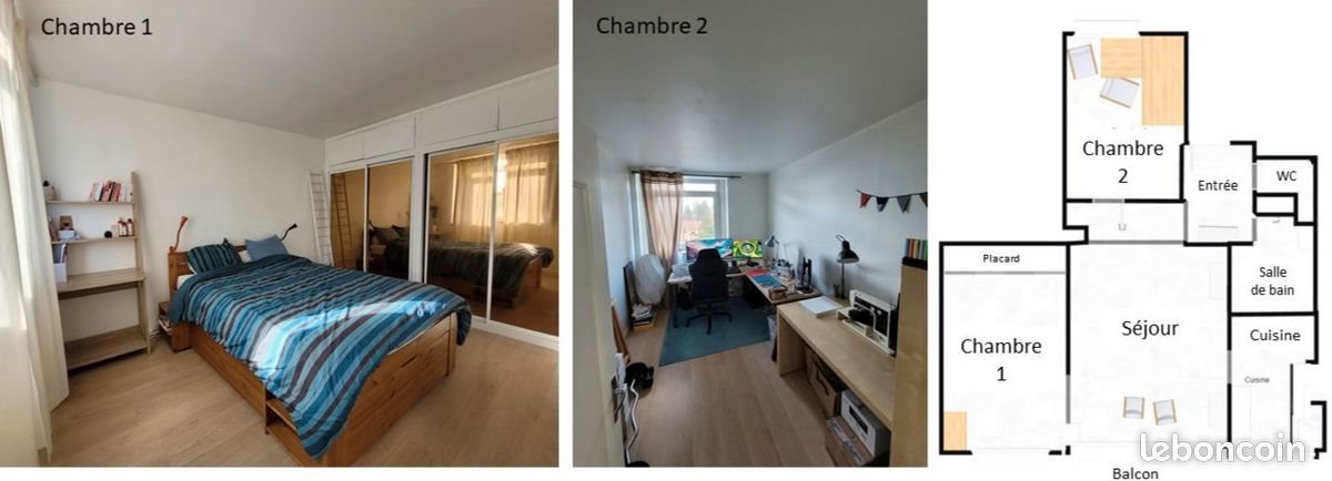 Appartement à vendre, 54m², Mont-Saint-Aignan