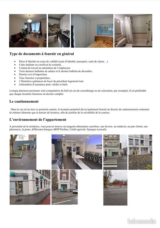 Appartement à louer, 35m², Lille