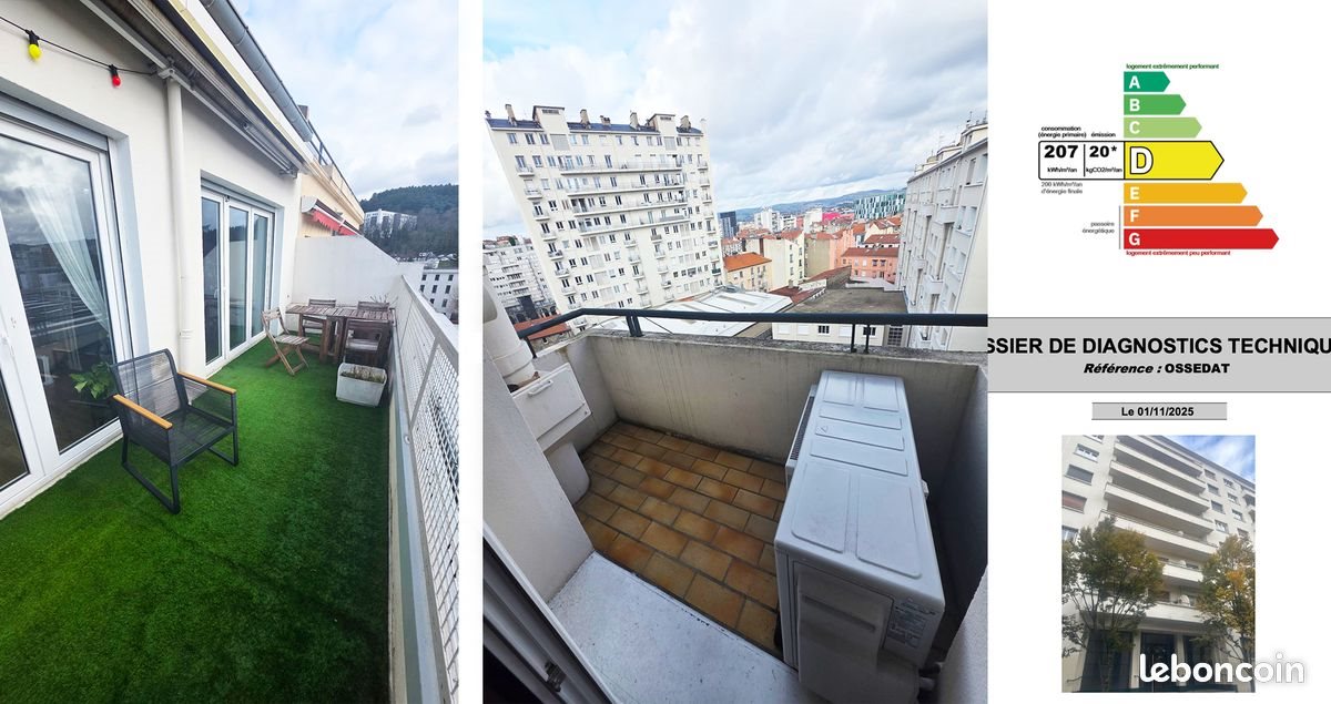 Appartement à vendre, 64m², Saint-Etienne