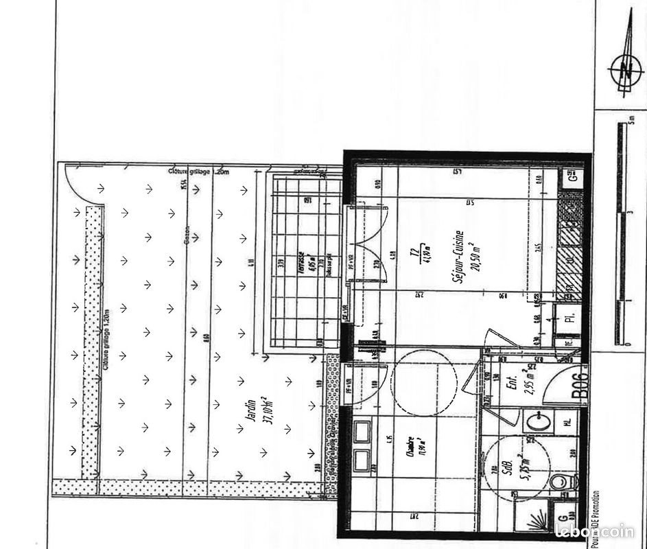 Appartement à louer, 40m², Louvres