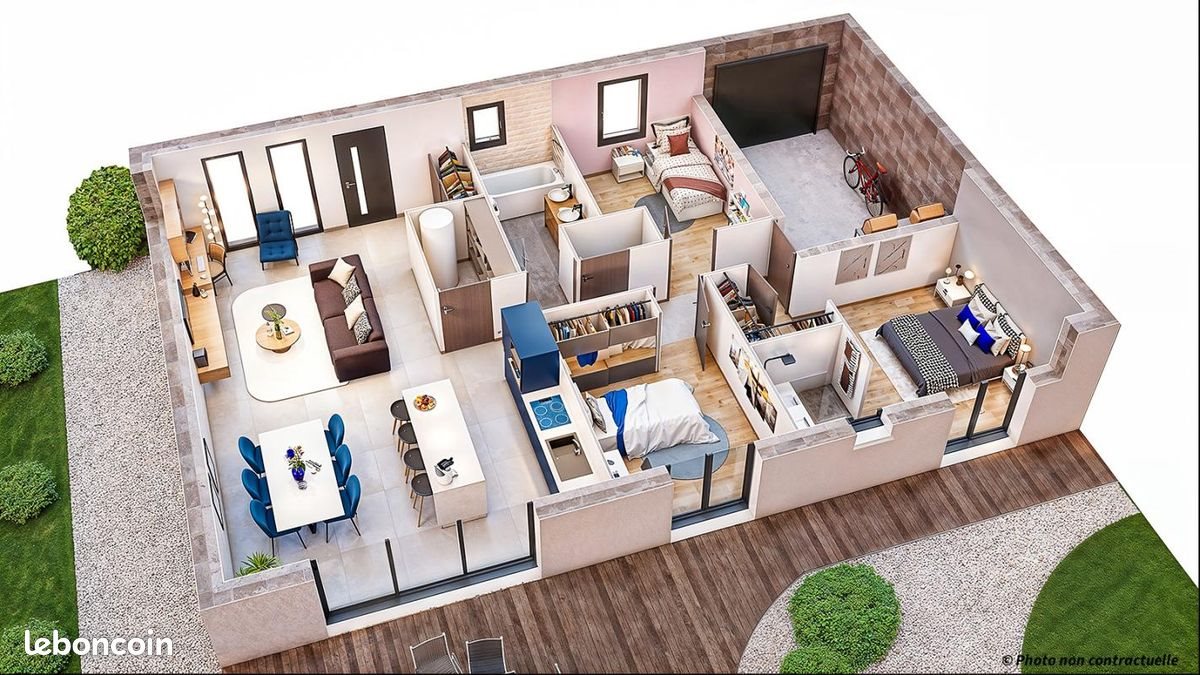 Maison à vendre, 95m², Monthodon