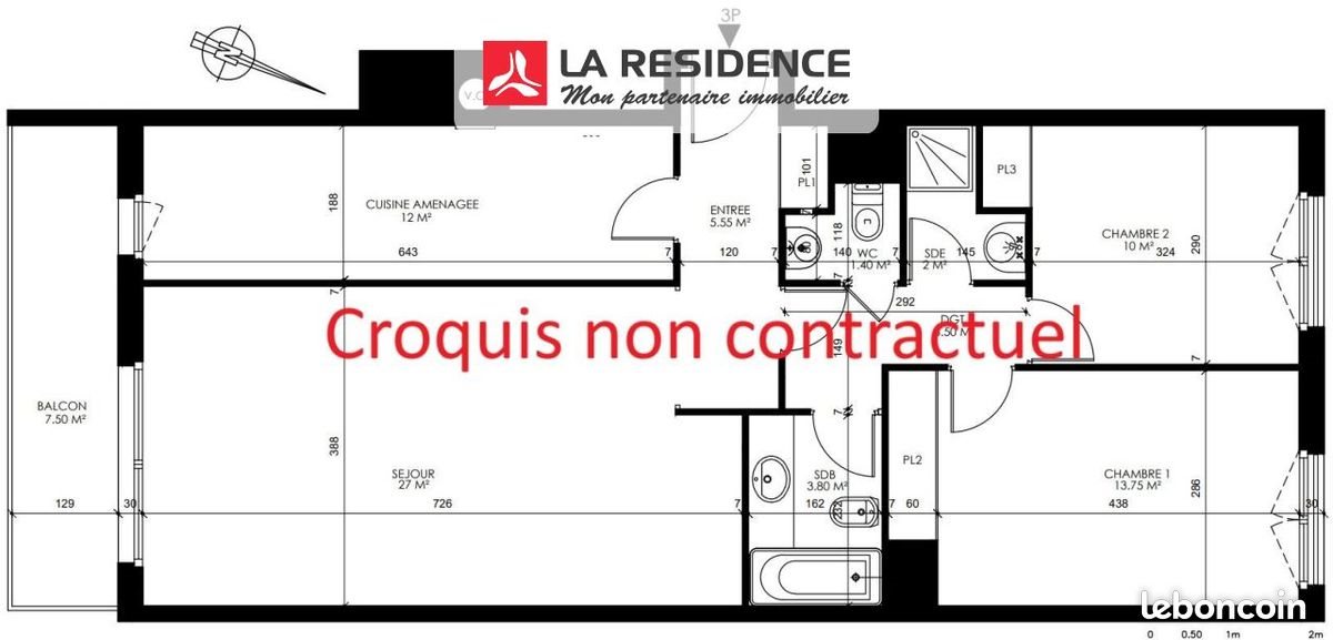 Appartement à vendre, 79m², Boulogne-Billancourt