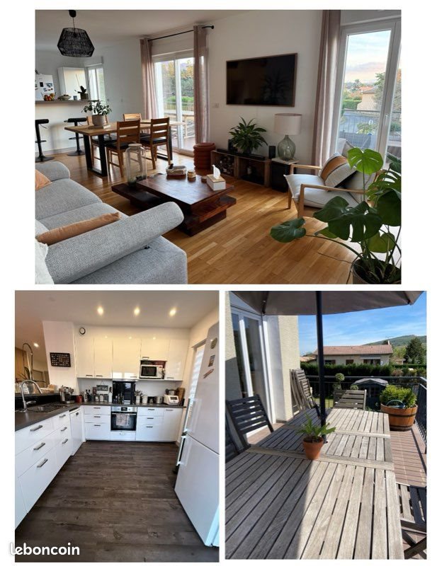 Appartement à louer, 85m², Lissieu