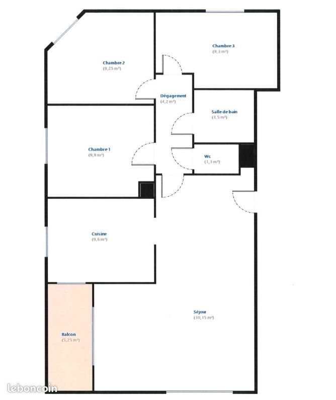 Appartement à vendre, 77m², Nice