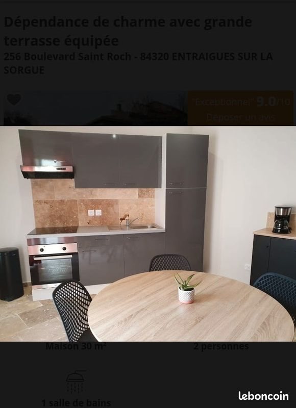 Maison à louer, 35m², Entraigues-sur-la-Sorgue