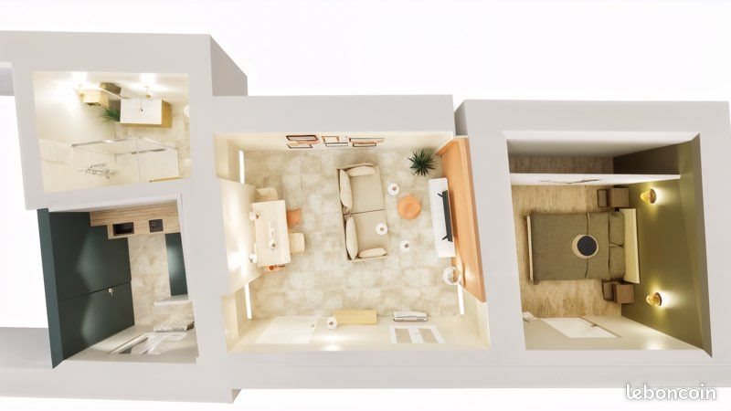 Appartement à louer, 44m², Pérouges