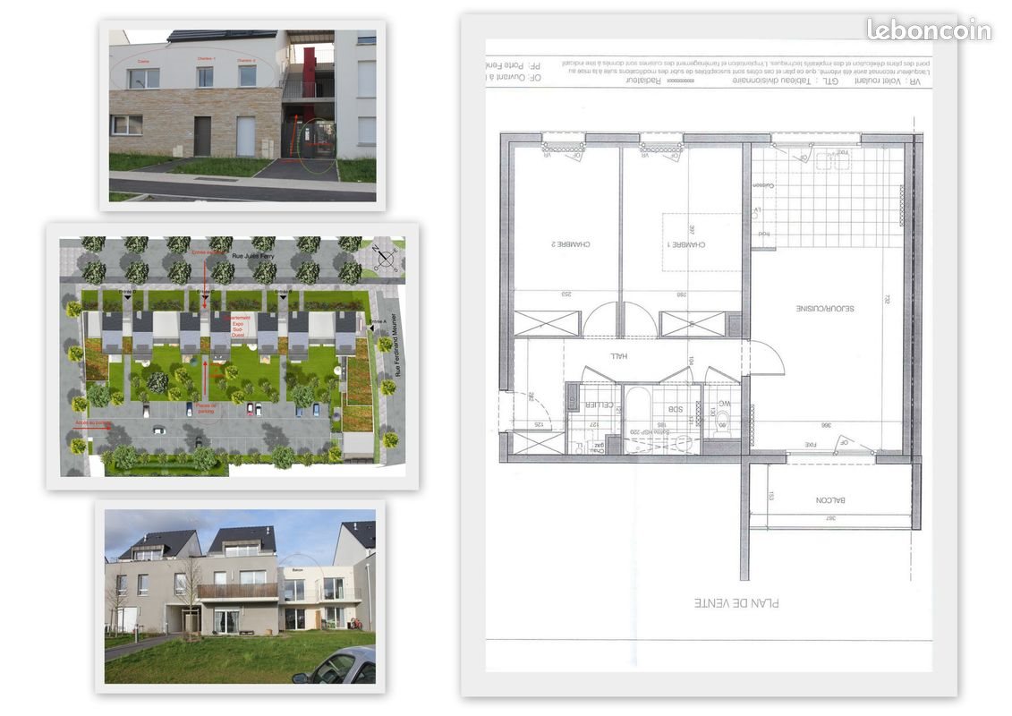 Appartement à louer, 64m², Lacroix-Saint-Ouen