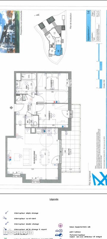 Appartement à louer, 64m², Duppigheim