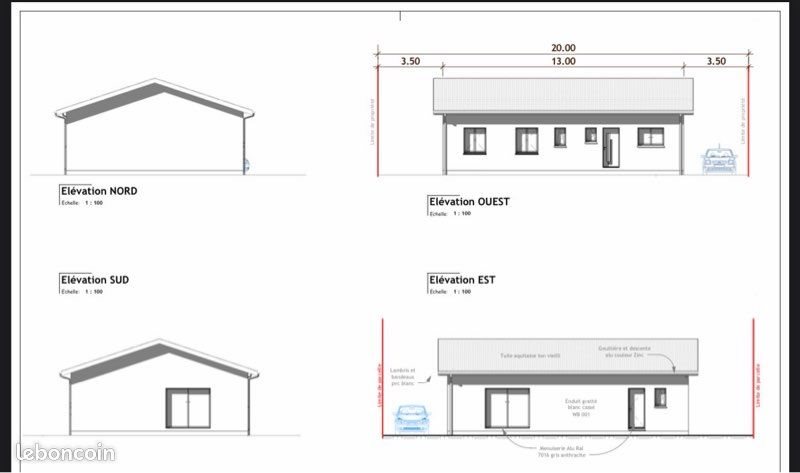 Maison à louer, 104m², Castets