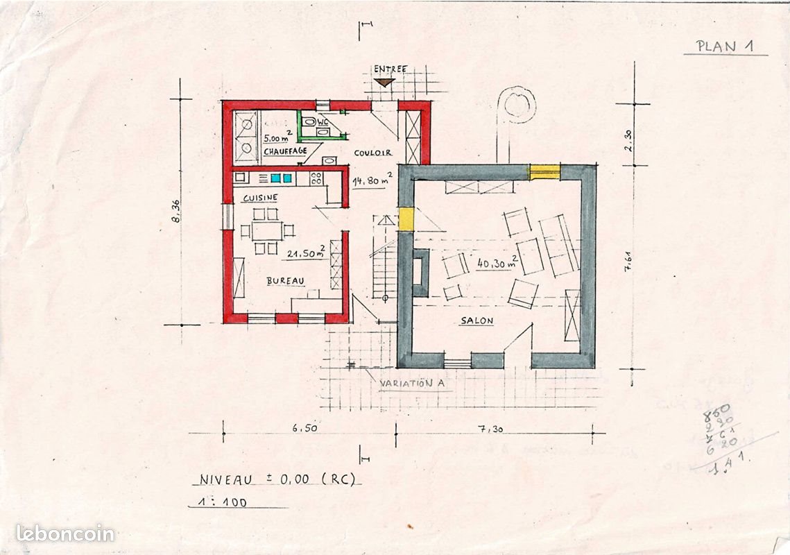Maison à louer, 120m², Poisson