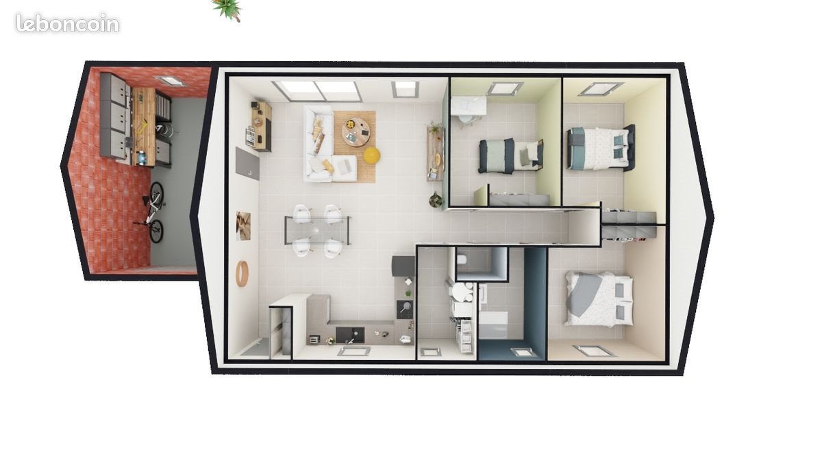 Maison à vendre, 90m², Montségur-sur-Lauzon