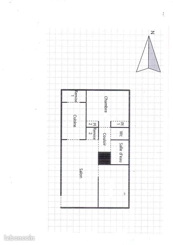 Maison à louer, 51m², Vendeuil