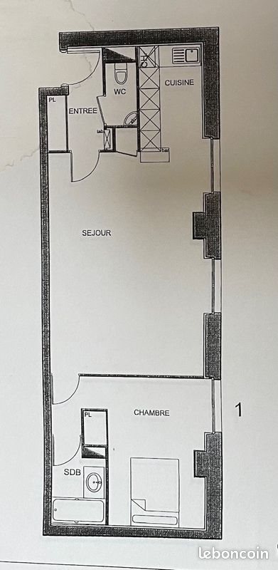 Appartement à vendre, 60m², Bordeaux