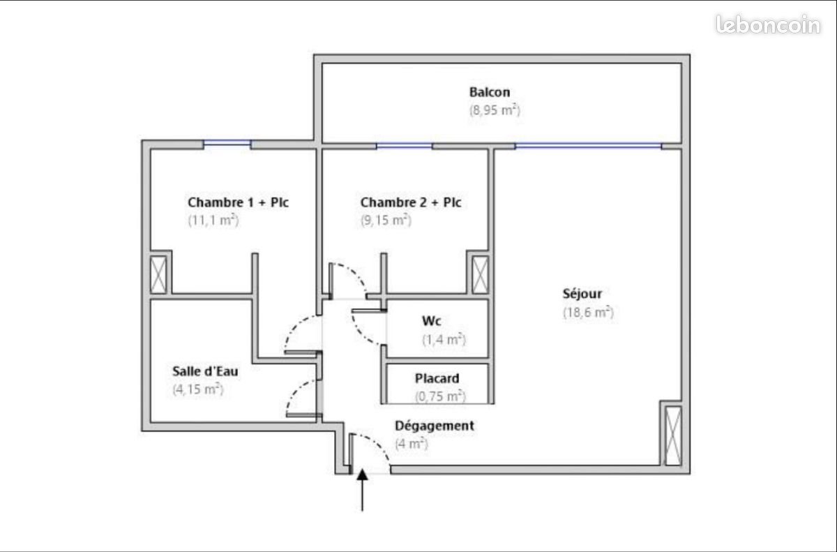 Appartement à vendre, 50m², Marseille 13ème