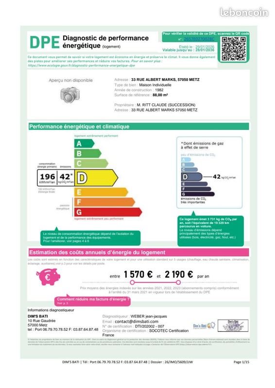 Maison à vendre, 88m², Metz