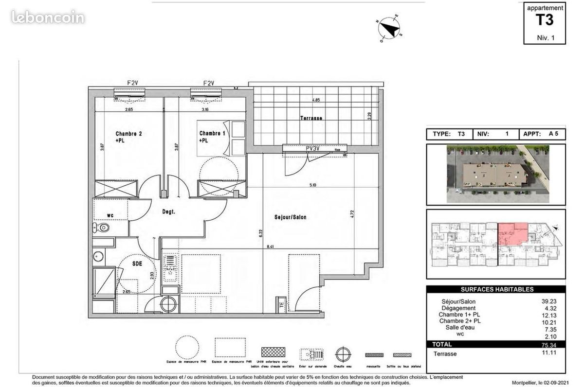 Appartement à louer, 75m², Perpignan