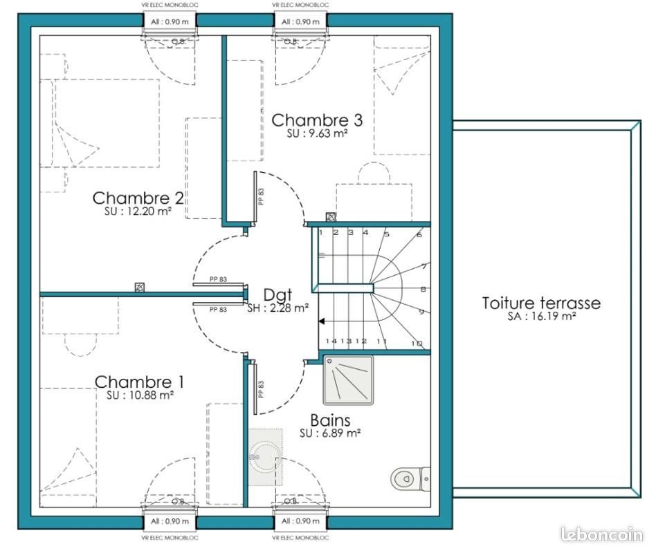 Maison à vendre, 74m², Berentzwiller