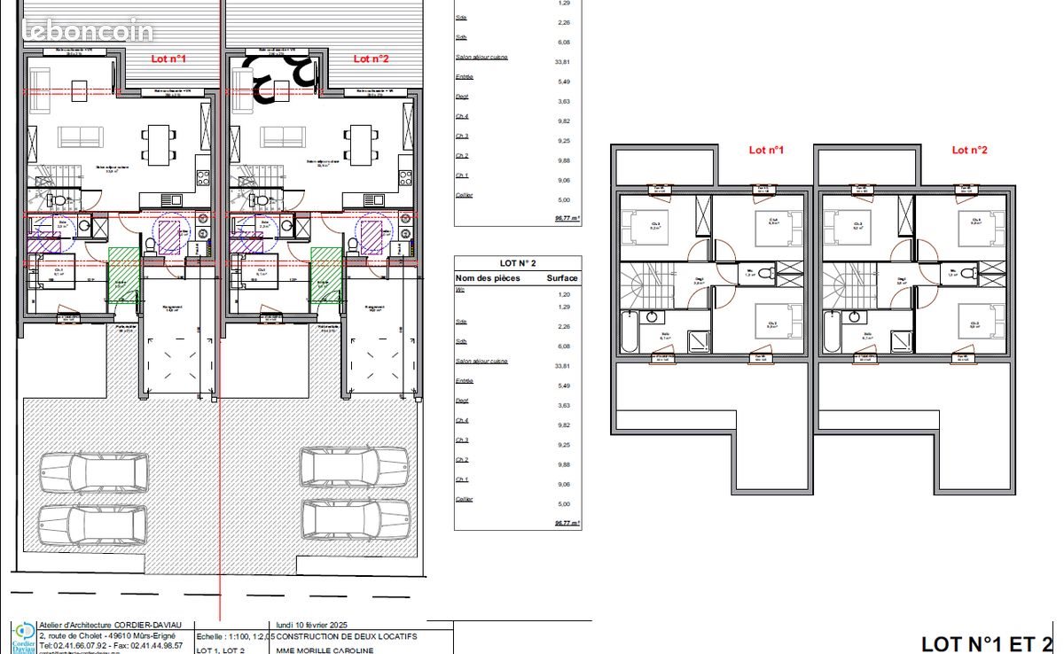 Maison à louer, 90m², Ecouflant