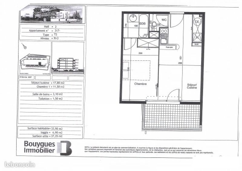 Appartement à louer, 33m², Montpellier