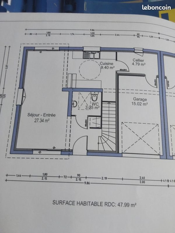 Maison à louer, 90m², Blanquefort