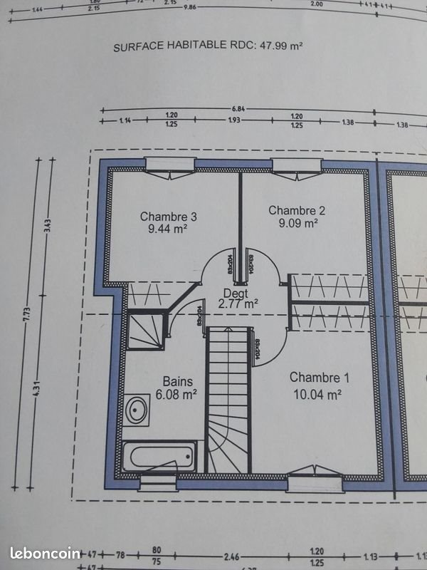 Maison à louer, 90m², Blanquefort