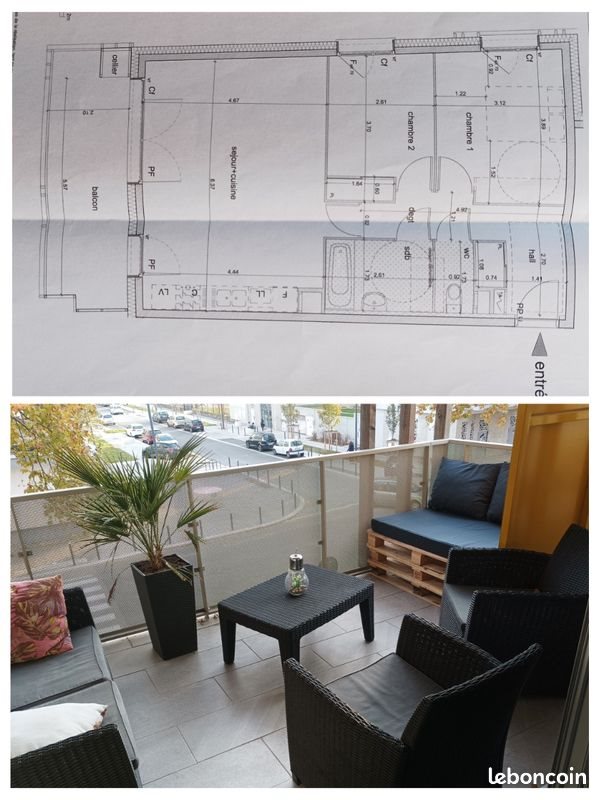 Appartement à louer, 65m², Grenoble