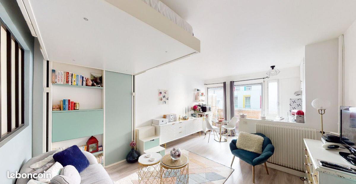 Appartement à louer, 28m², Paris 20ème