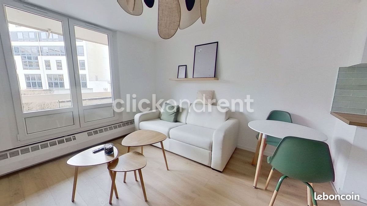Appartement à louer, 23m², Paris 19ème