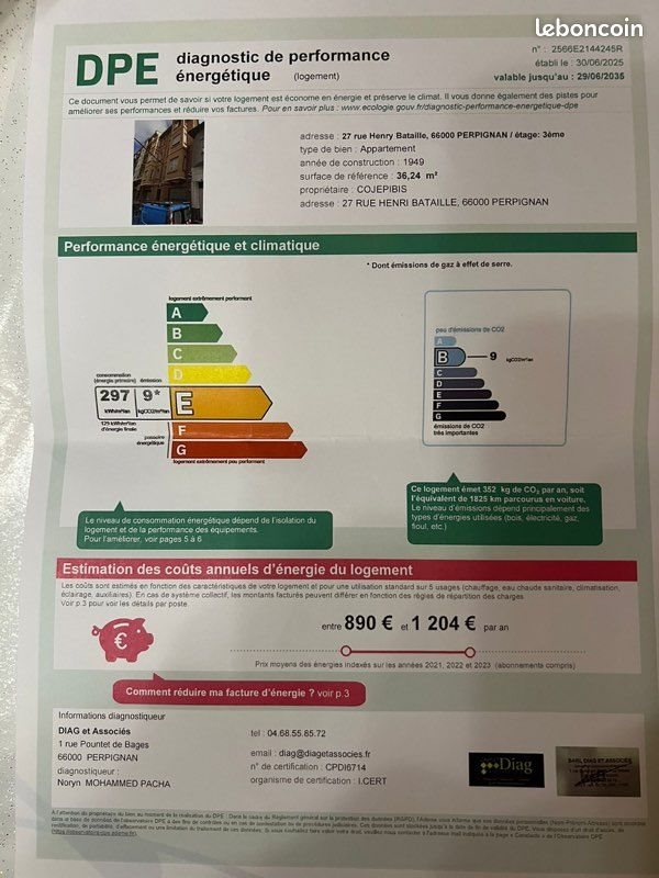 Appartement à louer, 37m², Perpignan